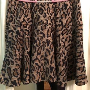 Free people cheetah skirt